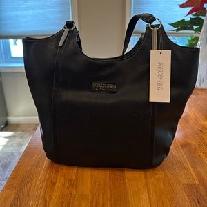 Kenneth Cole Reaction Black Shoulder Handbag
